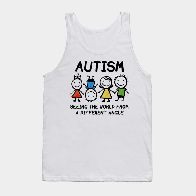 Autism Awareness Tank Top by jonalexlove